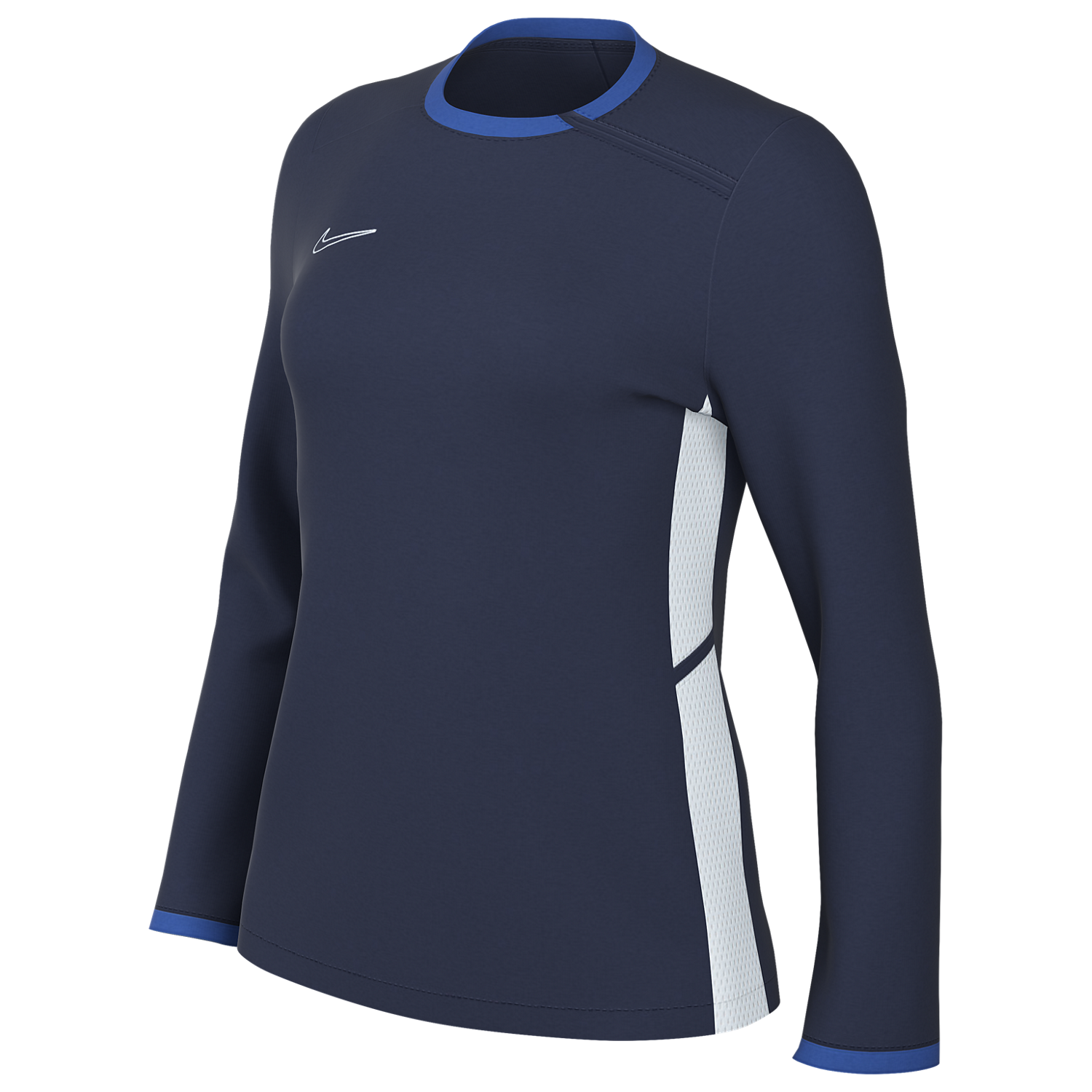 Nike Women's Dri-FIT Academy 25 Crew Top - Navy Blue FZ9764-410