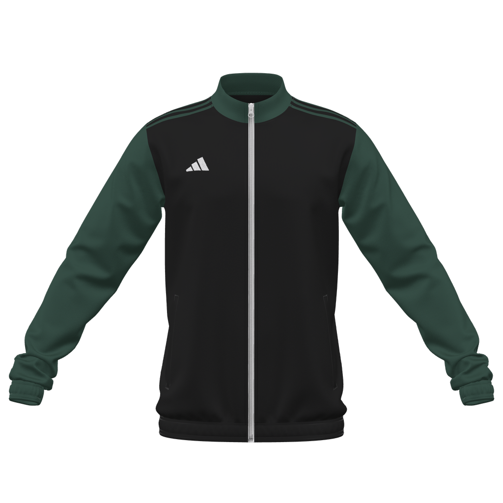 Adidas Youth Entrada 22 Custom Track Jacket VE - Black/Green