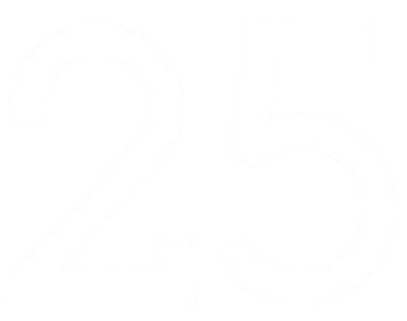 Embroidered 1.5" "GEO-SLAB" Number White