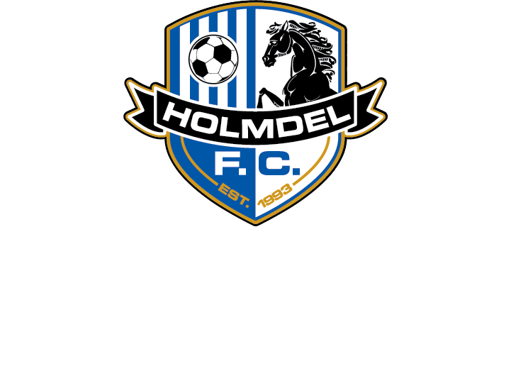 Holmdel FC SW Logo - White