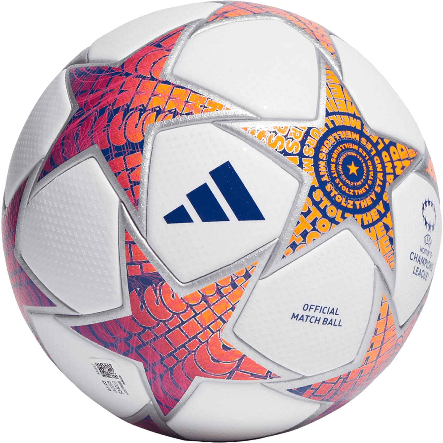 Balón de fútbol Adidas para mujer UEFA Champions League Pro Match