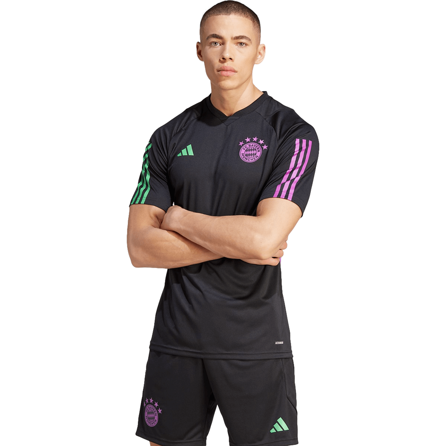 Maillot d entrainement de football Adidas Bayern Munich IB1521 Noir