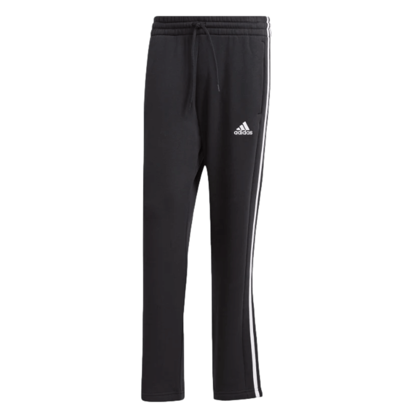 Adidas Pantalones Essentials De Polar Con Dobladillo Abierto De 3 Rayas