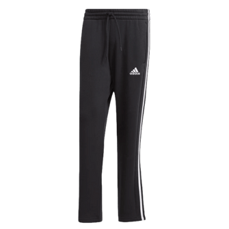 Adidas Essentials 3-Stripes Open Hem Fleece Pants