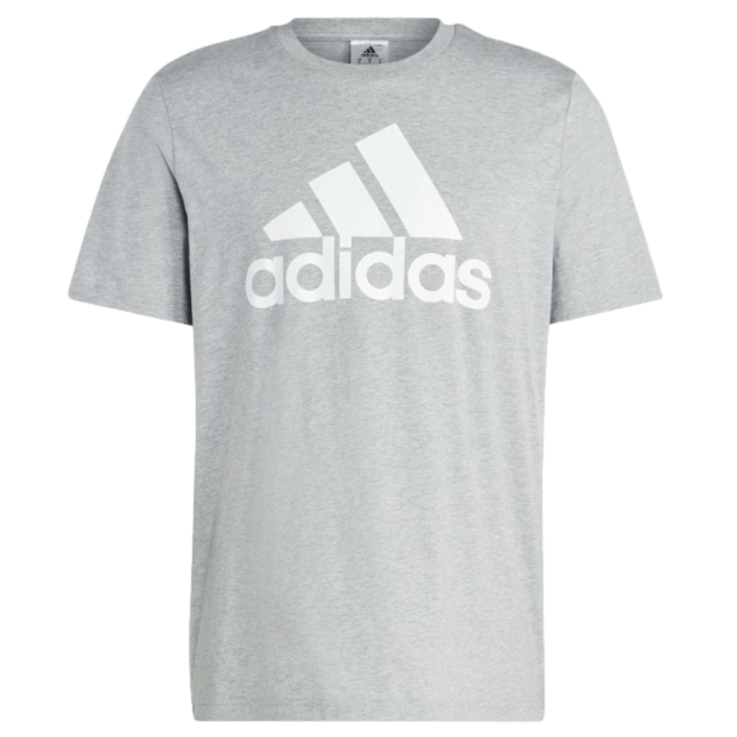 Camiseta Adidas Essentials de punto único con logo grande
