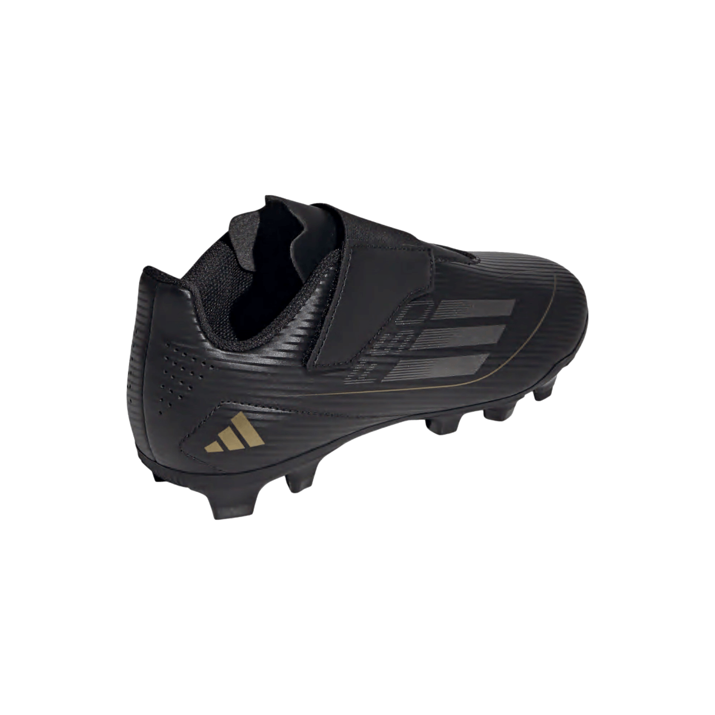 Botas de fútbol para terreno firme para jóvenes con velcro Adidas F50 Club