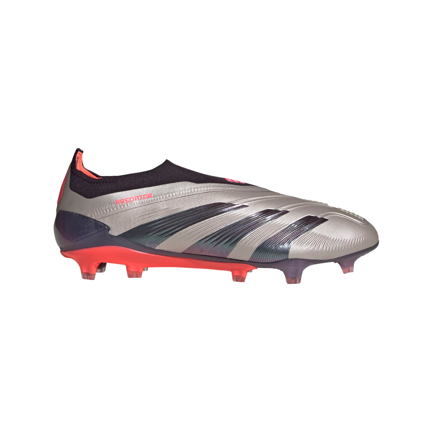 (ADID-IF8862) Chaussures de football sans lacets Adidas Predator Elite pour terrain sec [PLAMET/AURBLA/TURBO] (Lancement le 23/09/24)