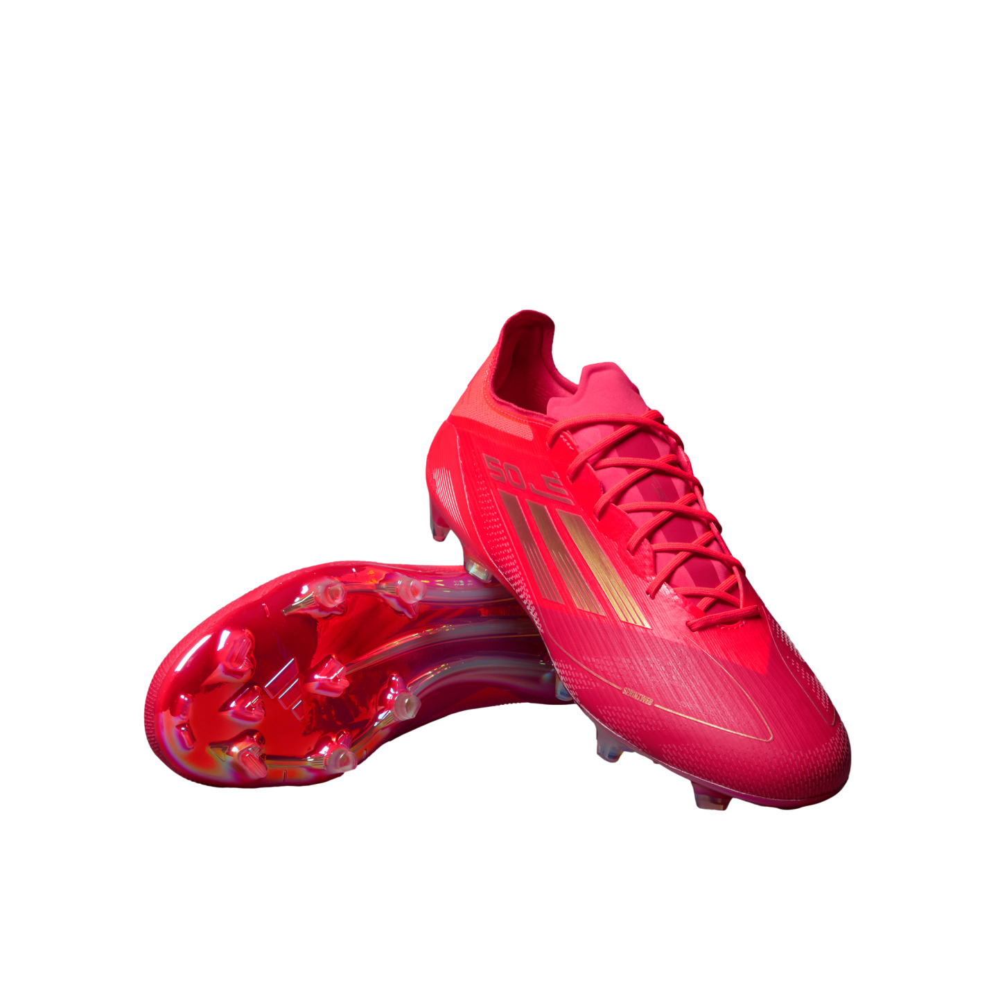 Adidas F50 Elite Salah Firm Ground Cleats Soccer IG9114 Red