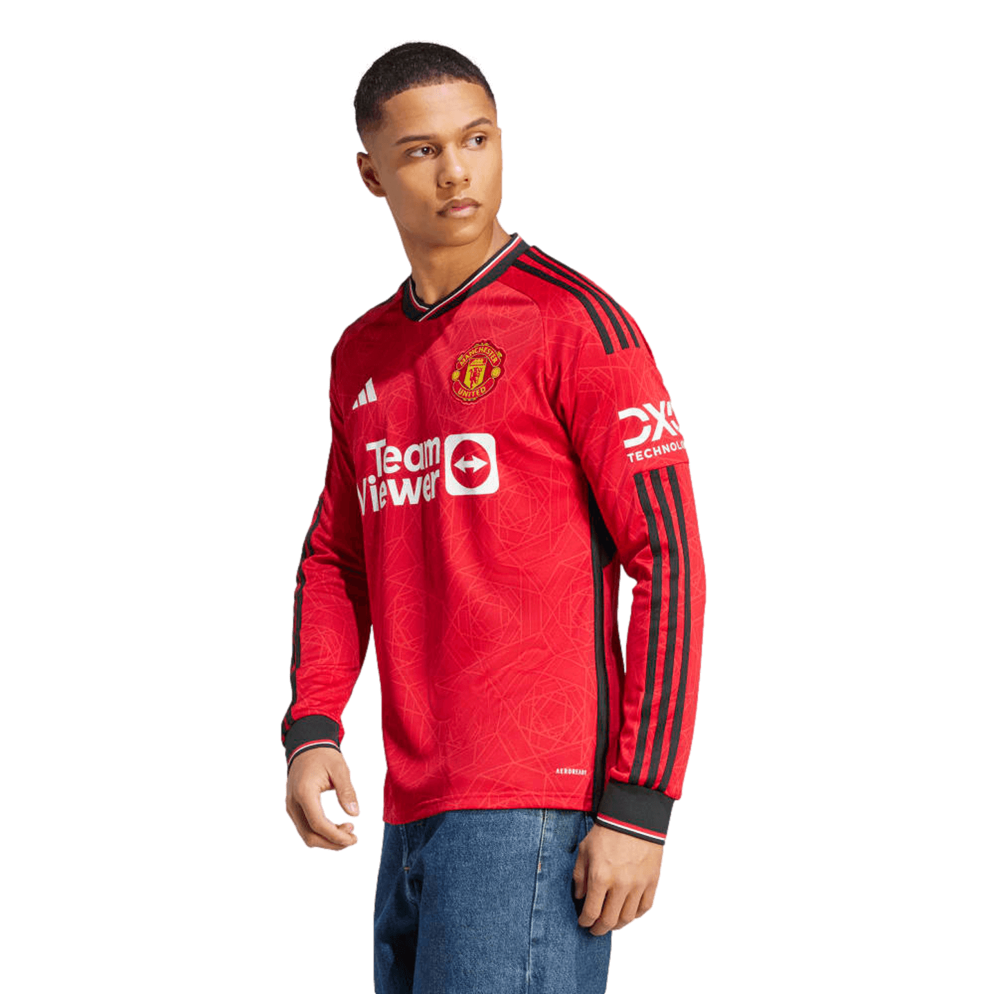 Maillot domicile à manches longues Adidas Manchester United 23/24