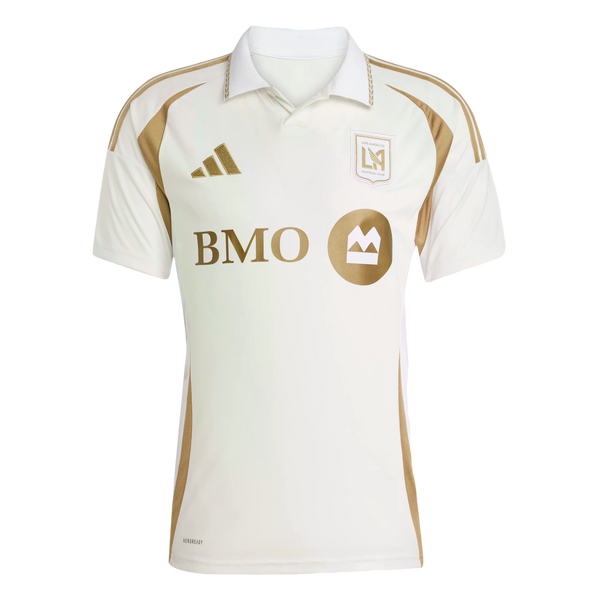 Adidas Los Angeles FC 25/26 Away Jersey Soccer IV9857 White