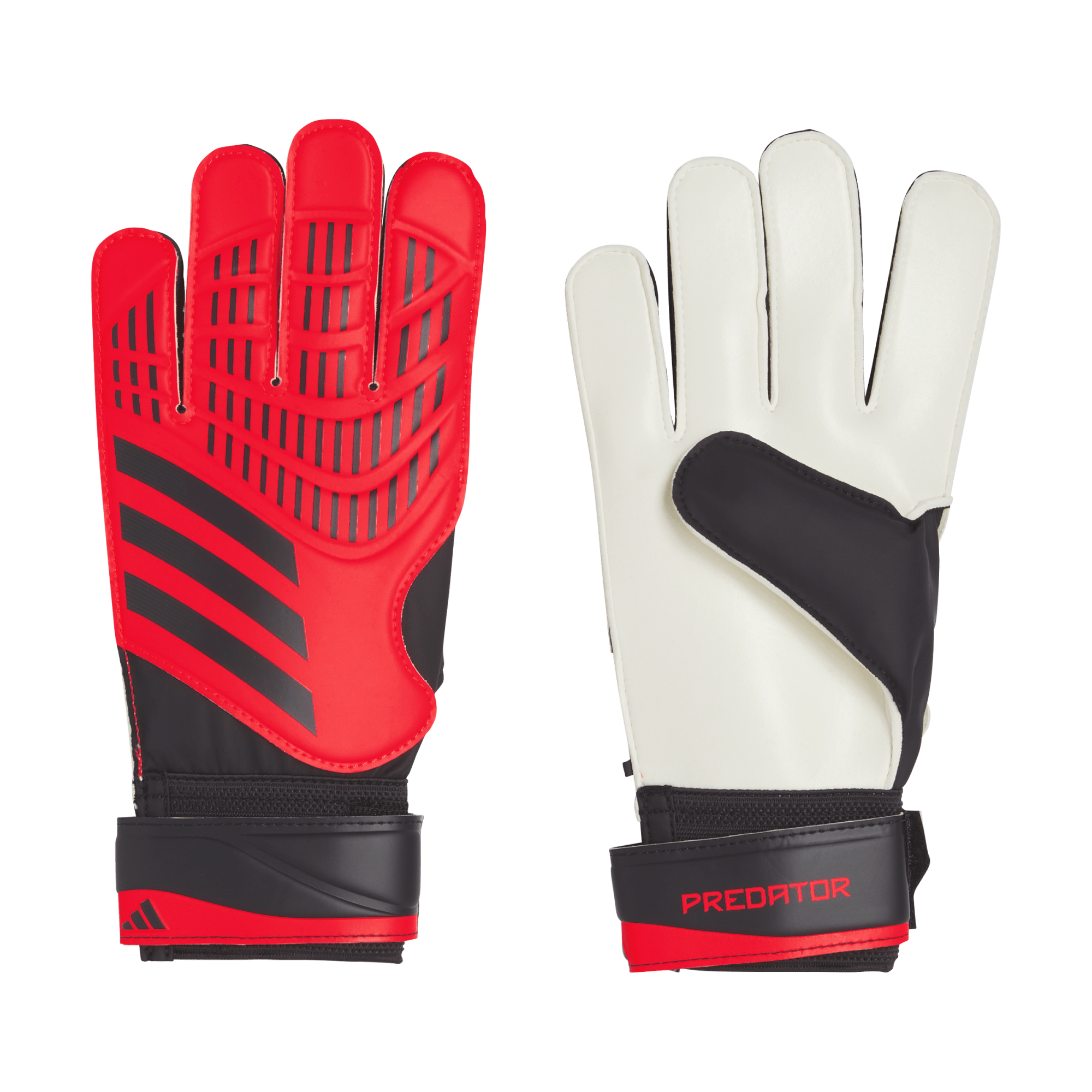Guantes de portero de entrenamiento Adidas Predator Soccer IX3871 Rojo