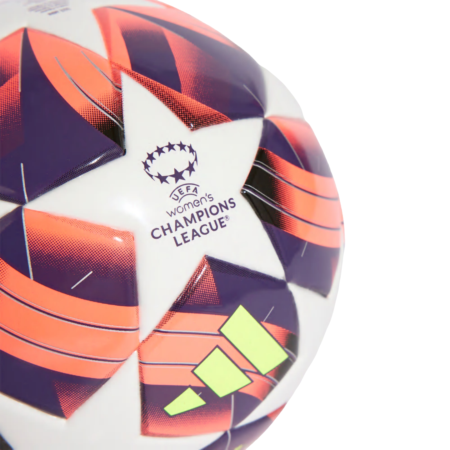 (ADID-IX4049) Mini balón de habilidades Adidas para mujer de la UEFA Champions League [BLANCO, AURBLA, TURBO, SILVMT] (Lanzamiento 19/7/24)