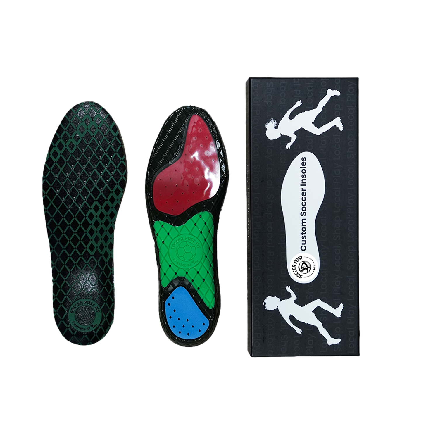 Soccer Post Fit Insoles - High Arch