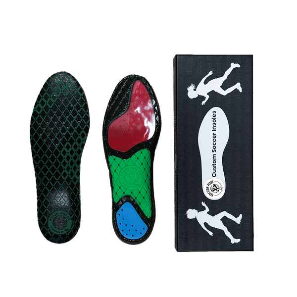 Soccer Post Fit Insoles Medium Arch Soccer Black