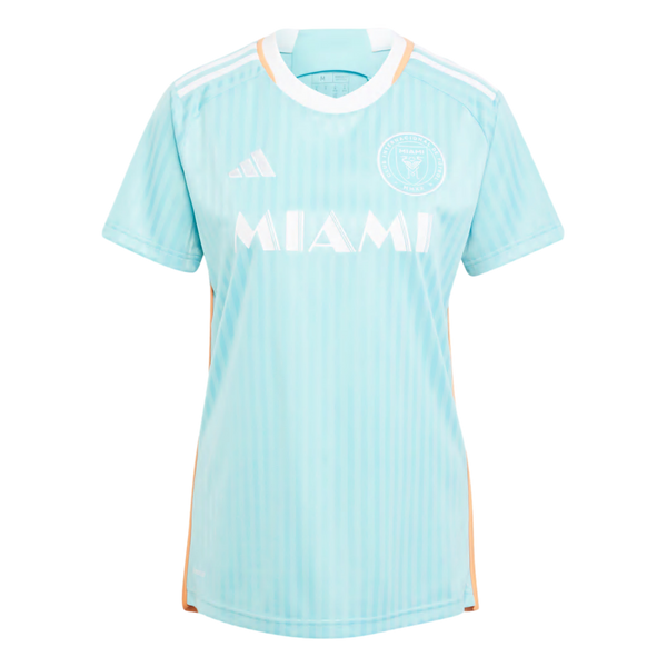 Adidas Inter Miami 2024 Messi Womens Third Jersey Soccer JE6080 Blue