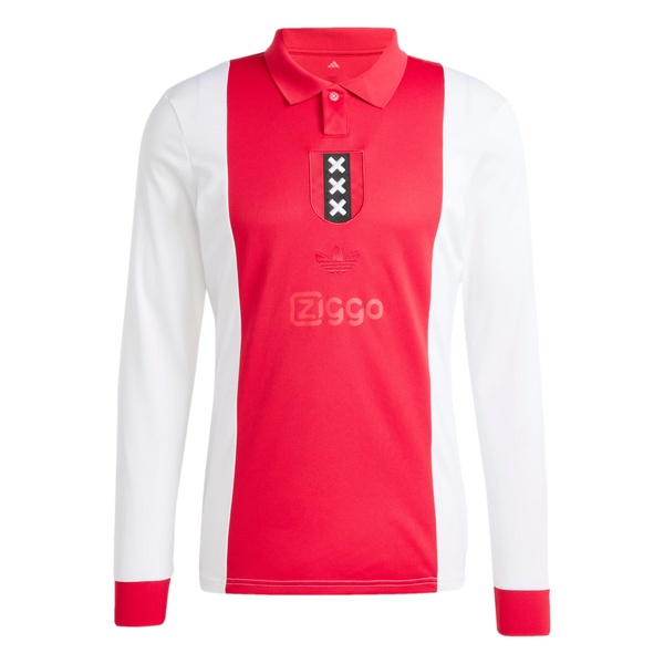 Adidas Ajax 125th Anniversary Jersey Soccer JF6340 White Adidas Ajax 125th Anniversary Jersey Soccer JF6340 White
