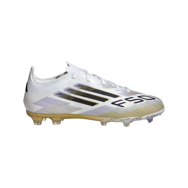 Adidas F50 Elite Youth Firm Ground Cleats Soccer JH7713 White