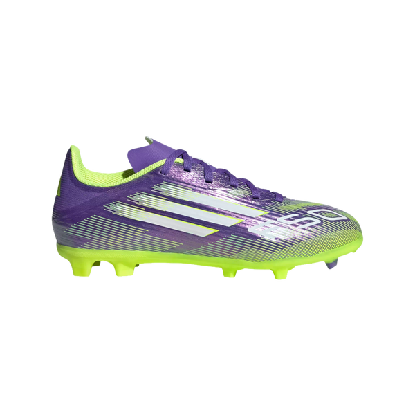 adidas F50 サッカーシューズ 紫/黄緑 Adidas F50 League Youth Firm Ground Cleats Soccer JH7747 Purple