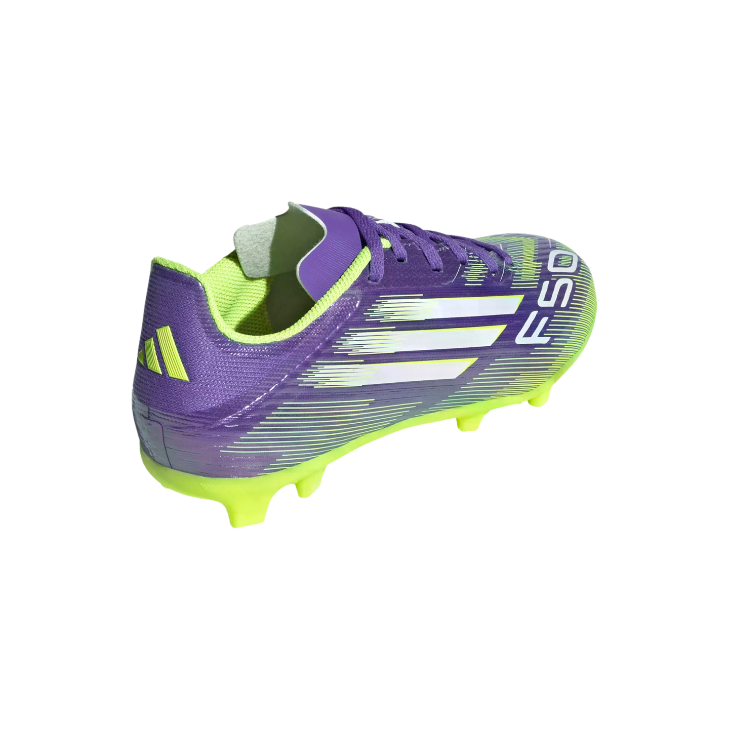 Adidas F50 League Youth Firm Ground Cleats Soccer JH7747 Purple