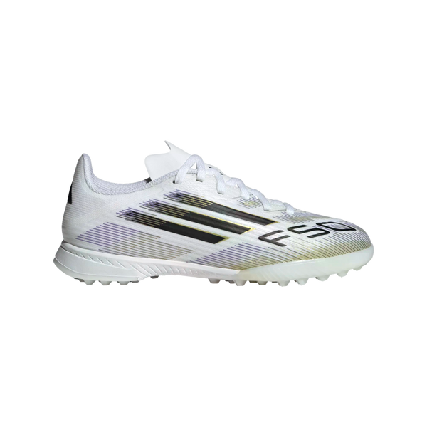 Adidas F50 League Youth Turf Shoes Soccer JI0002 White