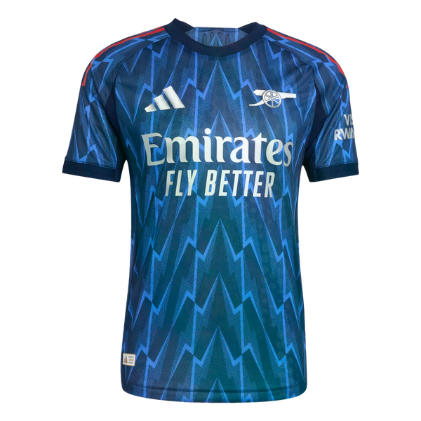 Adidas Arsenal 25/26 Authentic Away Jersey Soccer JI9510 Navy Blue