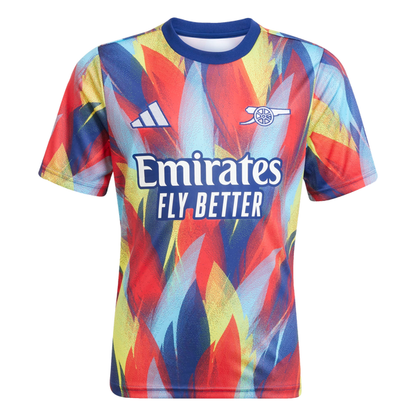 Adidas Arsenal Youth Pre-Match Jersey Soccer JJ1799 Blue