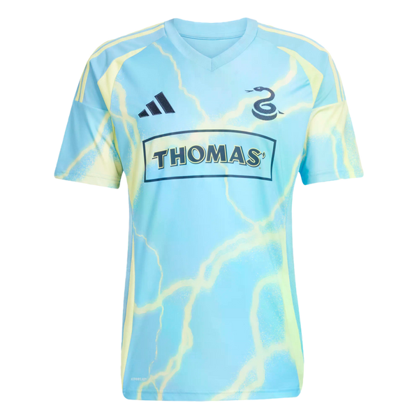 Adidas Philadelphia Union 25/26 Away Jersey Soccer JJ2160 Blue Adidas Philadelphia Union 25/26 Away Jersey Soccer JJ2160 Blue