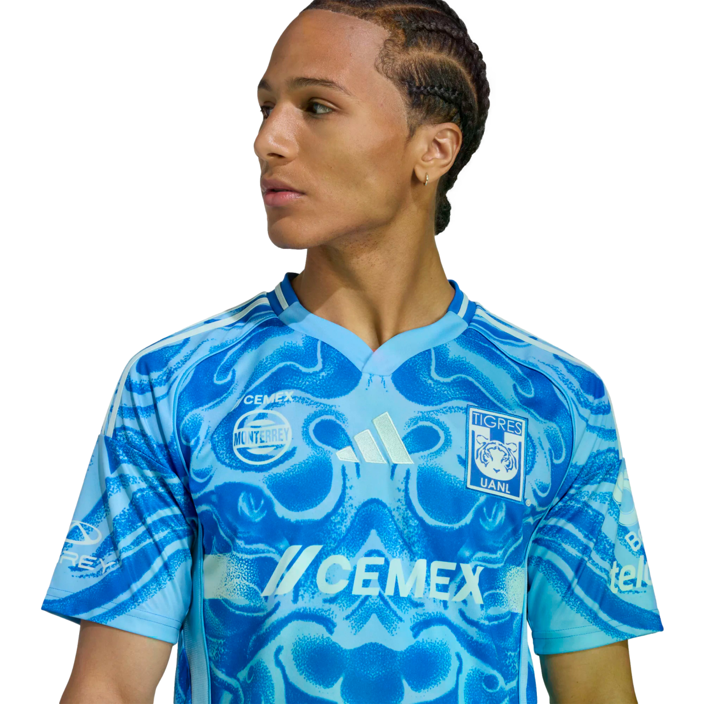 Adidas Tigres UANL 25/26 Away Jersey Soccer JJ2210 Blue