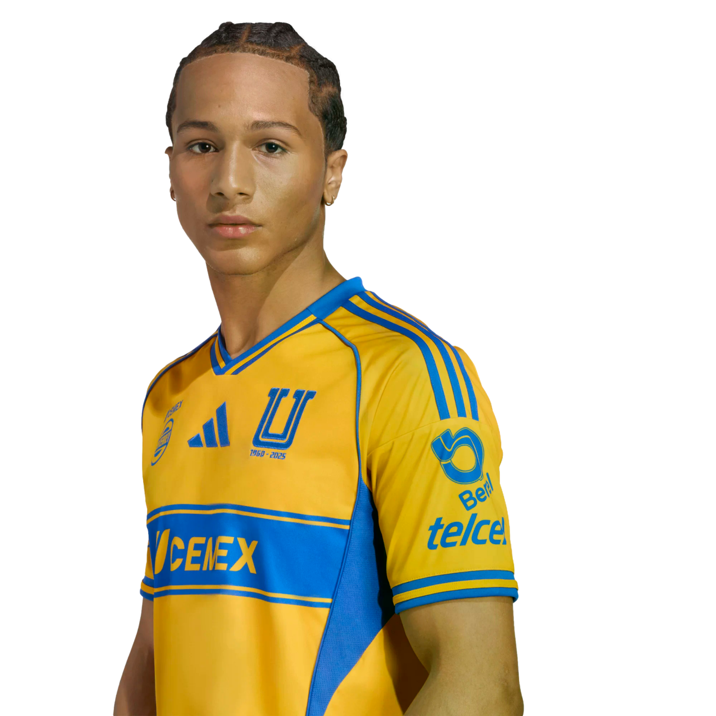 TIGRES UANL ティグレス オレンジ/ブルー サッカーシャツ