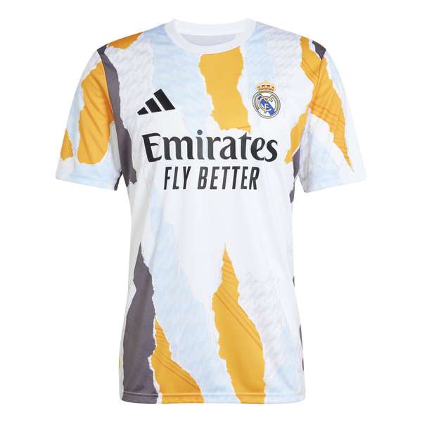 Adidas Real Madrid Pre-Match Jersey Soccer JJ3493 White