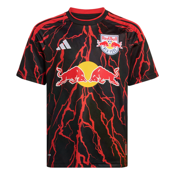 New York Red Bulls 26/27 Youth Home Jersey Soccer JL6794 Black