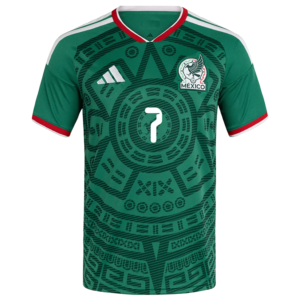 Adidas Mexico 2026 Mora #7 Authentic Home Jersey