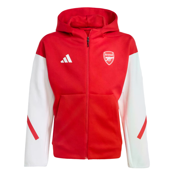 Adidas Arsenal Youth Anthem Jacket Soccer JM9407 Orange