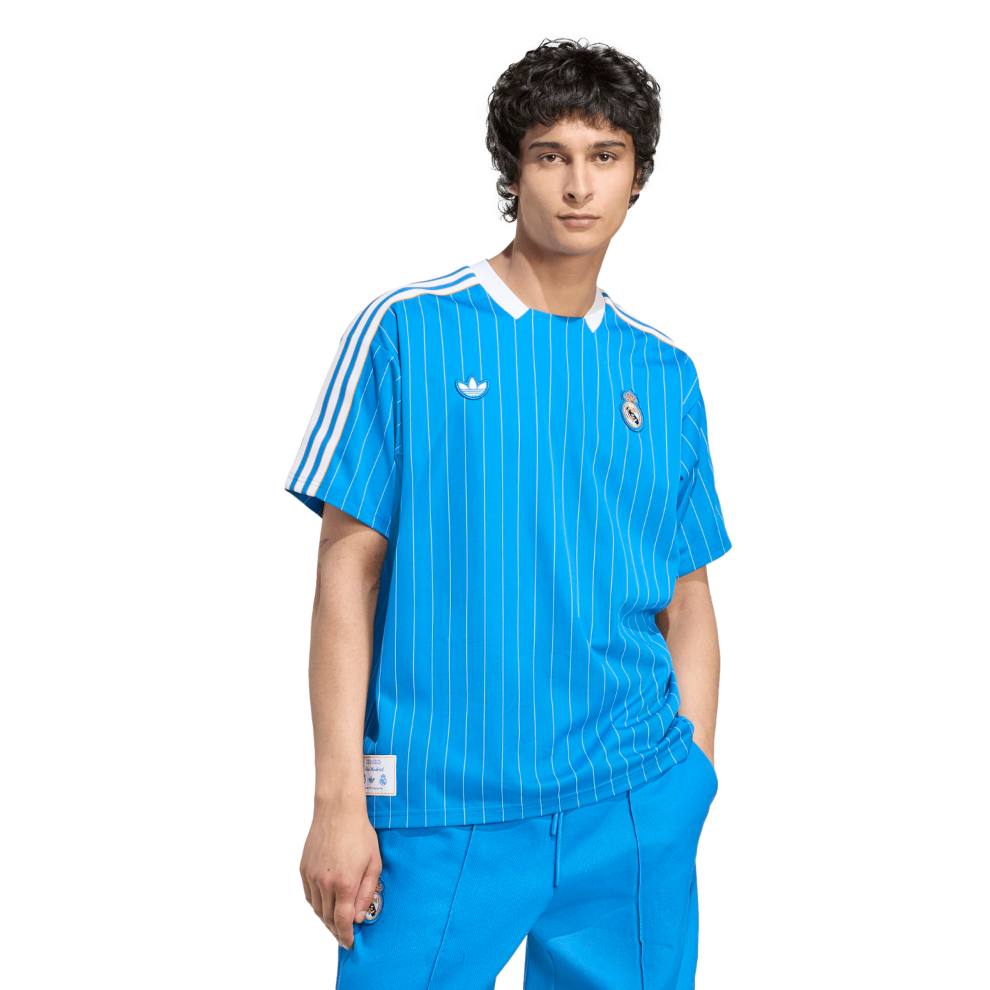 Adidas Real Madrid Icon Jersey Soccer JN3060 Blue