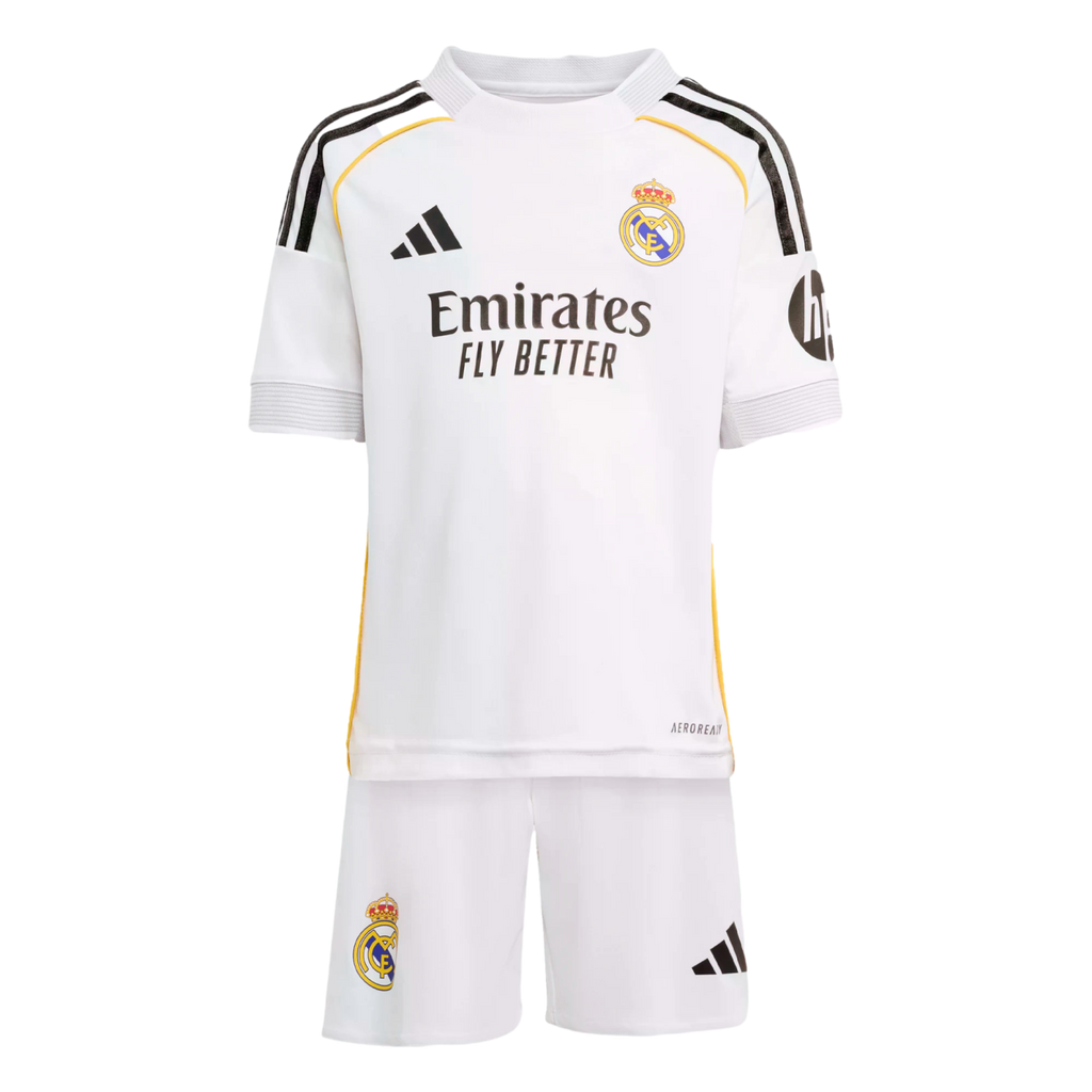 希少タグ付き07/08Real Madrid ユニフォーム ホワイト Adidas Real Madrid 25/26 Toddler Home Mini Kit Soccer JN8870 White