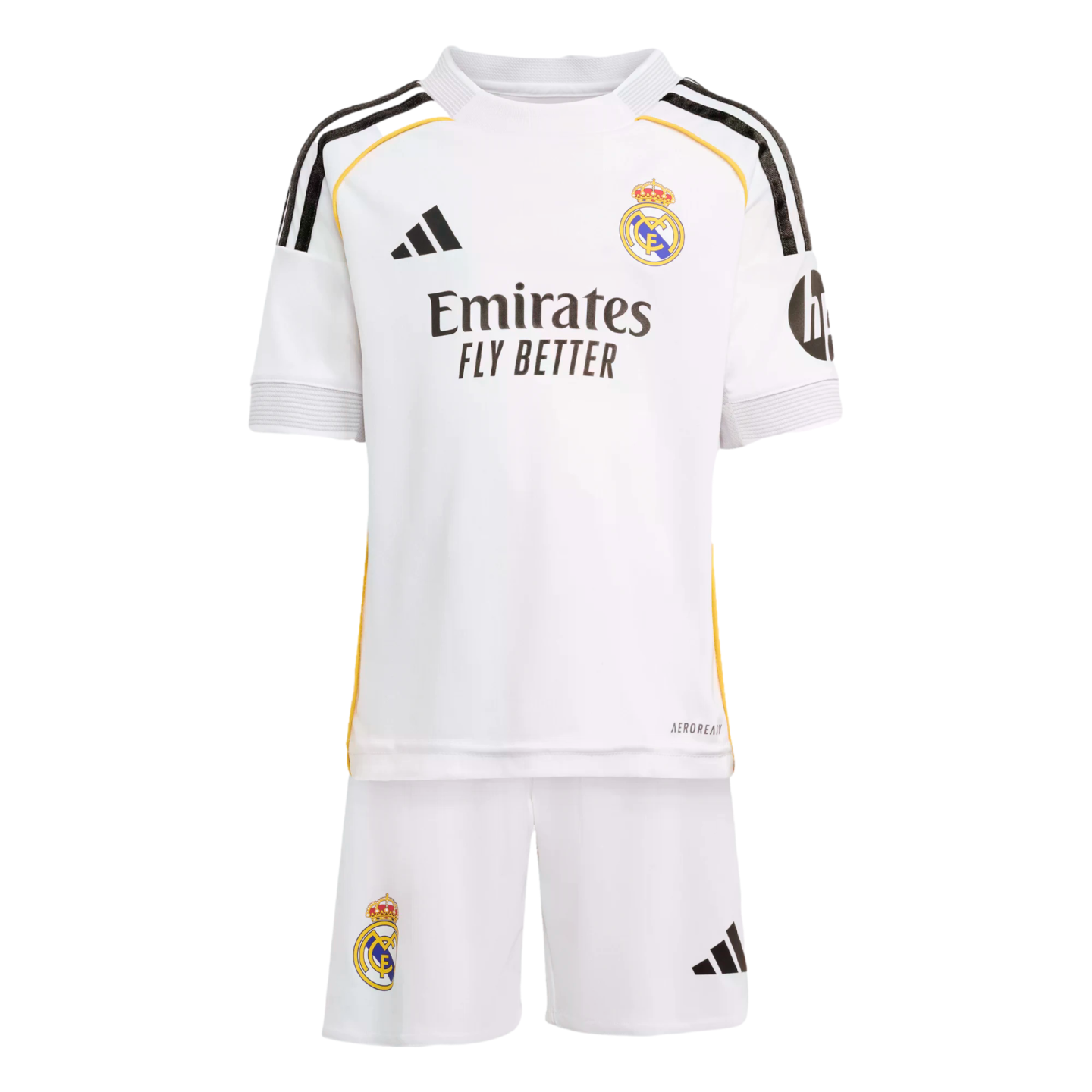 Adidas Real Madrid 25/26 Toddler Home Mini Kit JN8870