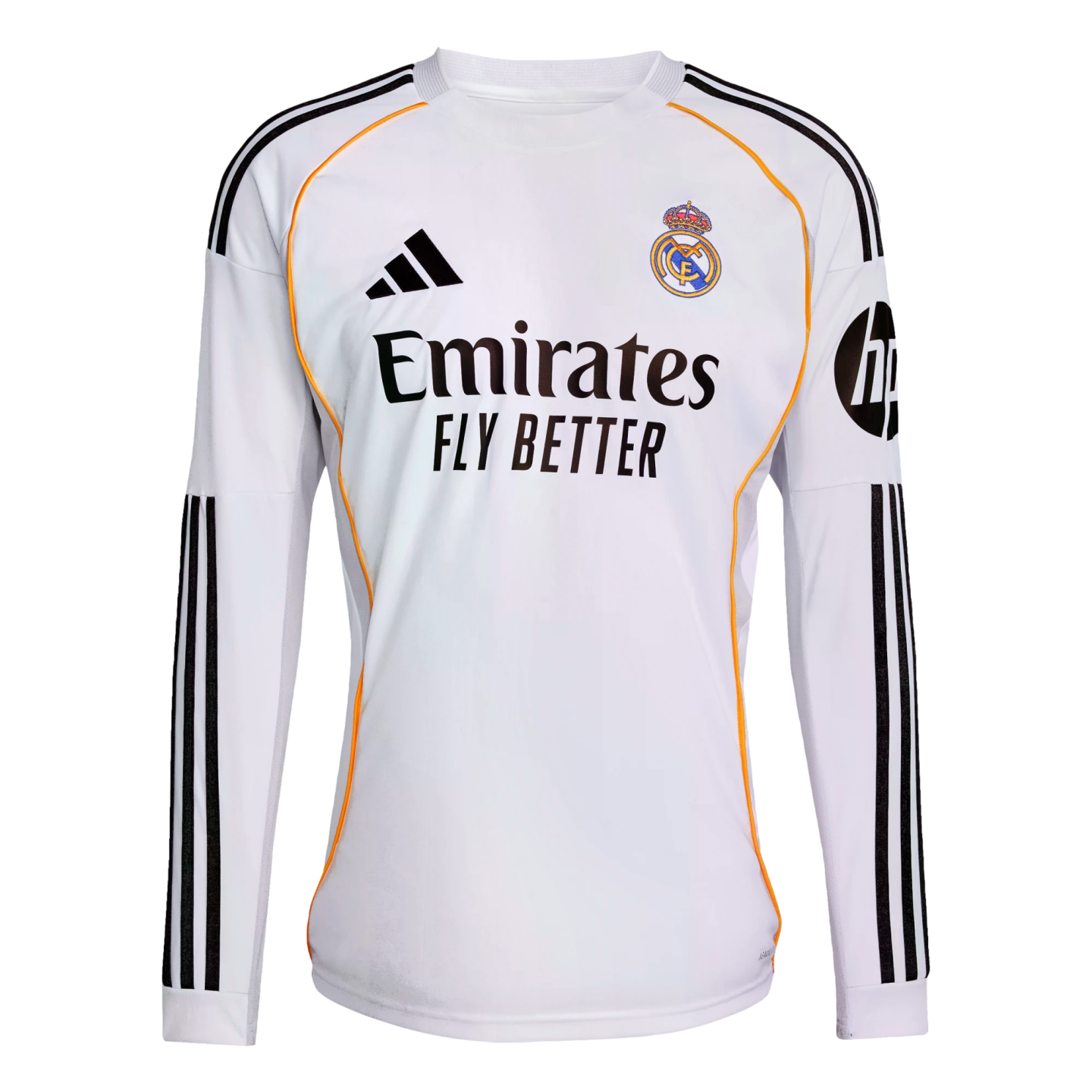Adidas Real Madrid 25/26 Mbappe #10 Long Sleeve Home Jersey