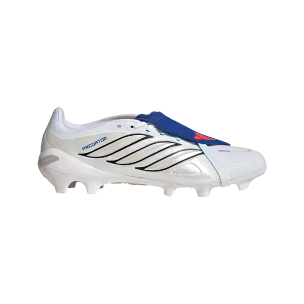 Predator League Foldover Tongue Firm Ground Cleats Soccer JS0424 White