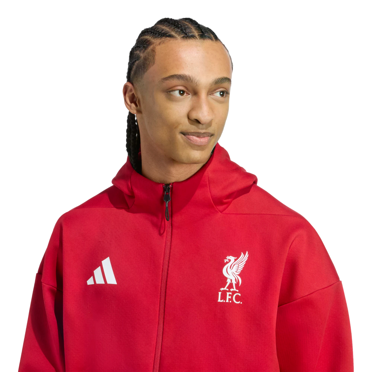 Adidas Liverpool Anthem Jacket Soccer JW5484 Red