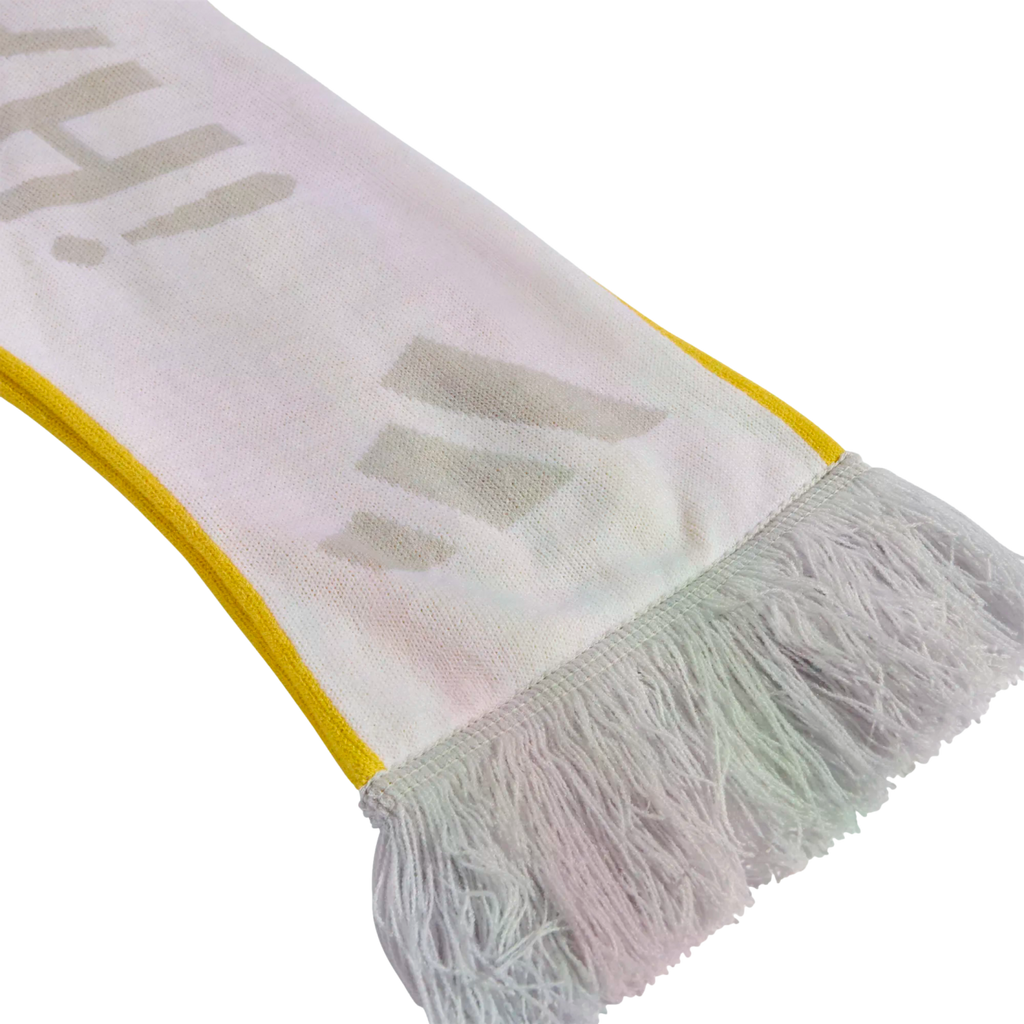 Adidas Real Madrid Scarf Soccer JX3187 White Adidas Real Madrid Scarf Soccer JX3187 White