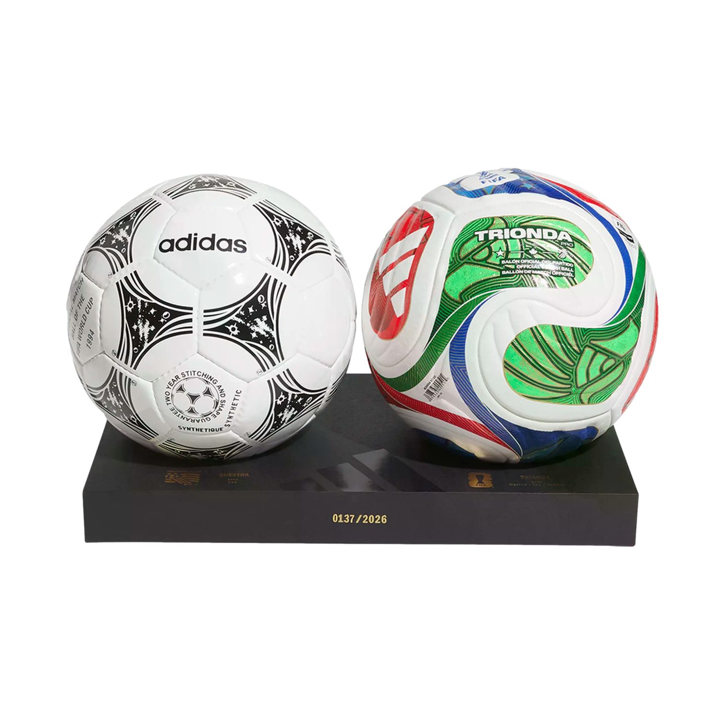 World Cup 2026 USA Host Historical Ball Set Soccer JX4238 White