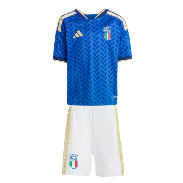 Adidas Italy 2026 Toddler Home Mini Kit Soccer JY7587 Blue