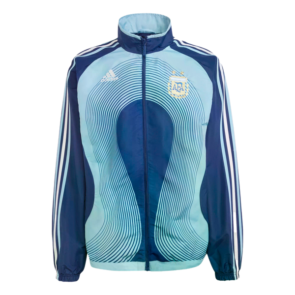 Argentina Retro 2006 Away Track Top Soccer JZ2214 Navy Blue