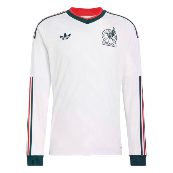 Mexico 2026 Long Sleeve Away Jersey Soccer JZ2821 White