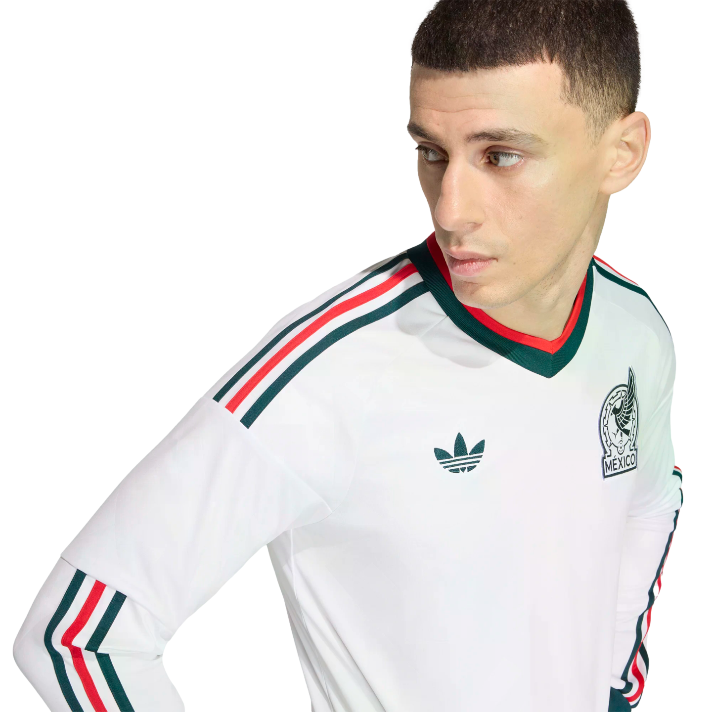 Mexico 2026 Long Sleeve Away Jersey Soccer JZ2821 White