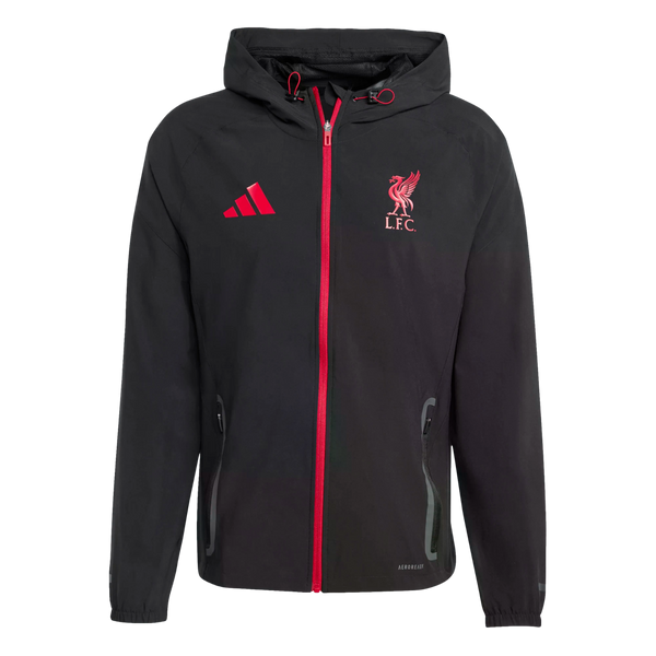 Adidas Liverpool Comp Vis Tech Travel Jacket Soccer JZ5556 Black
