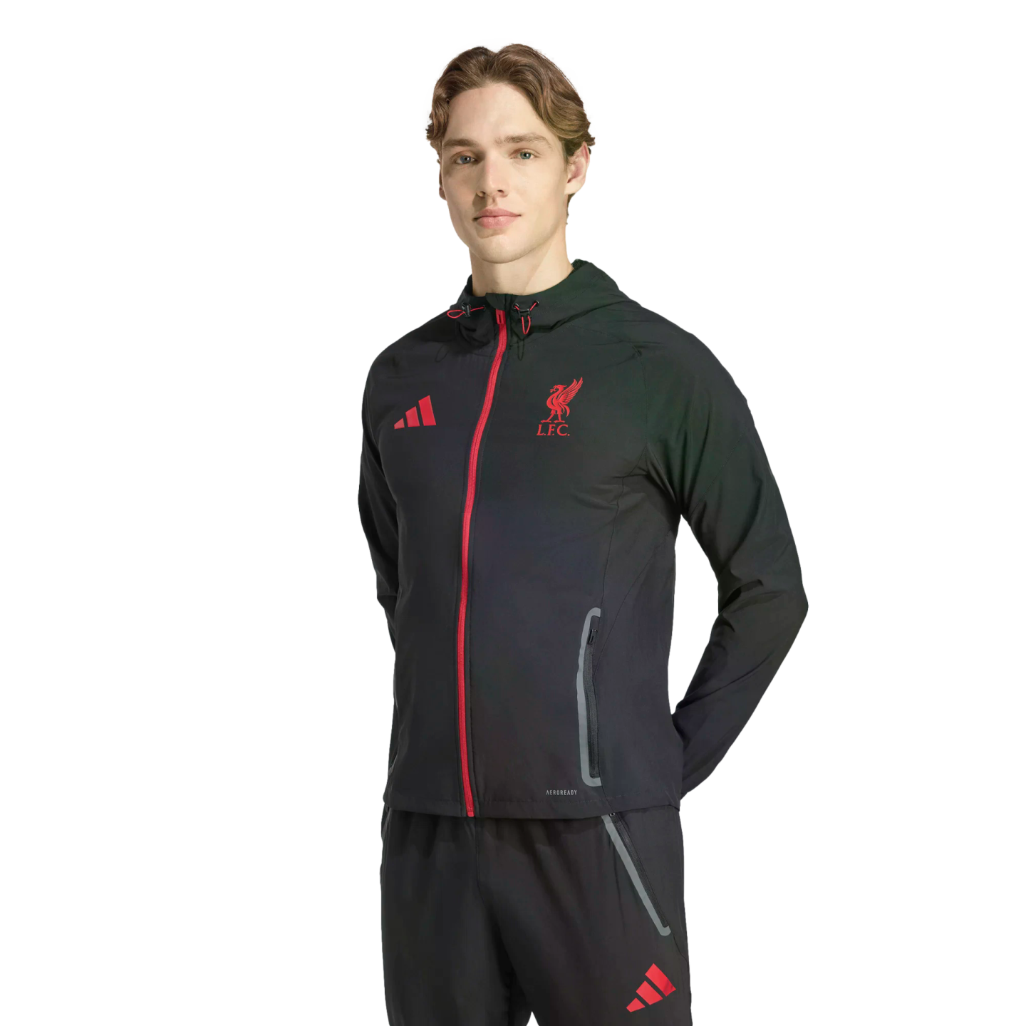 Adidas Liverpool Comp Vis Tech Travel Jacket JZ5556