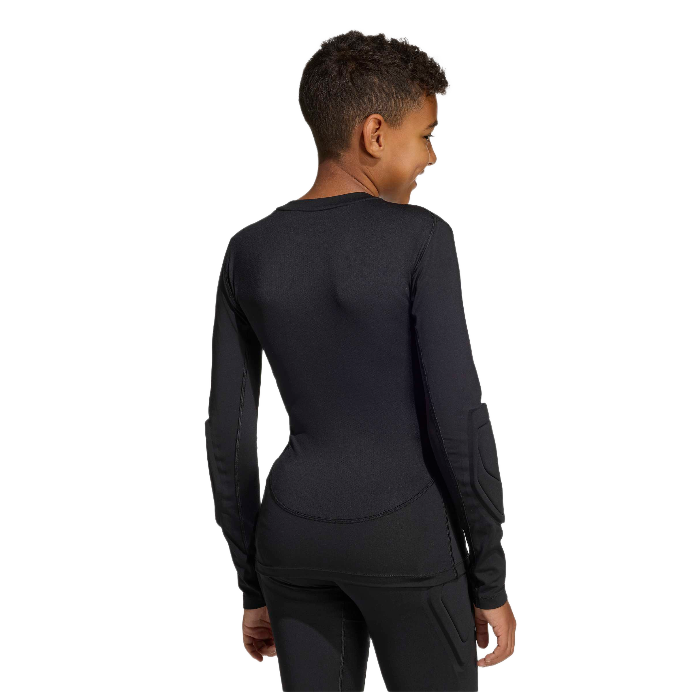 adidas Youth Goalkeeper Padded Long Sleeve - Black