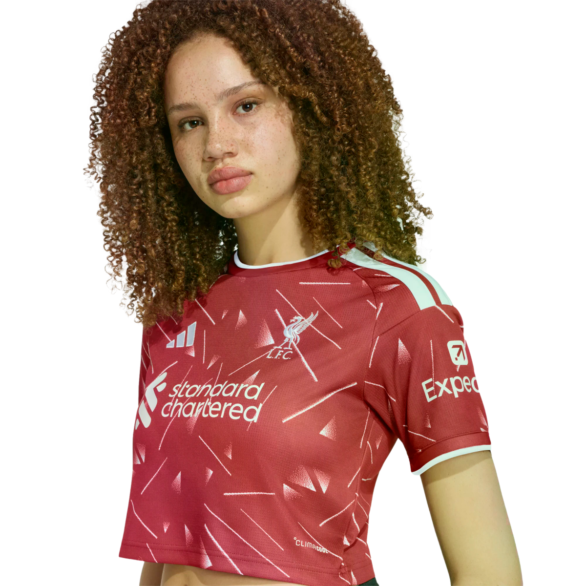 Adidas Liverpool 26/27 Womens Home Crop Top Jersey
