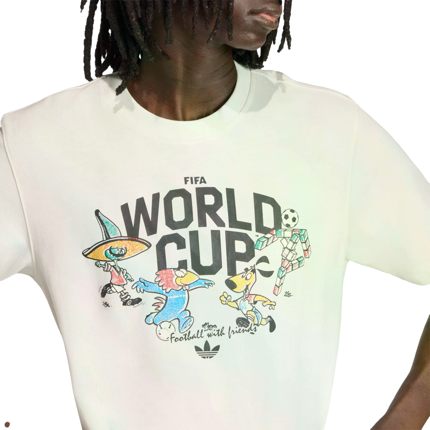World Cup 2026 Group Mascot Tee Soccer KE2038 White